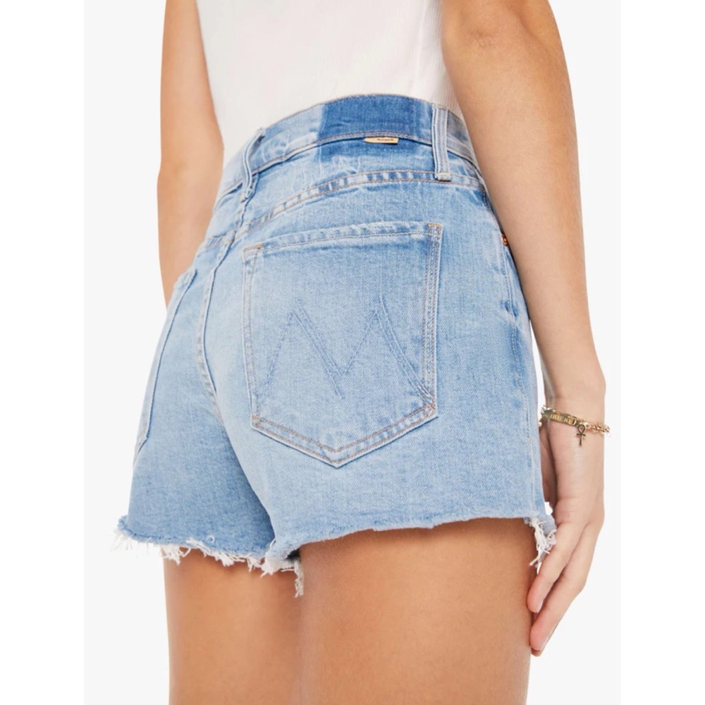 MOTHER Light Blue Denim Jean Shorts